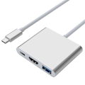 Miniatyrbild 4 av 5: Type-C USB till USB-C HDMI 4K USB3.0 HUB-kabel Digital AV-adapter Black Line