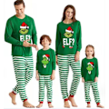 Pikkukuva 1 / 3: Greenwich Xmas Vanhempi-lapsi Asu Perhe Pyjama Yhteensopiva Setti Men M