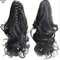Miniatyrbilde 3 av 5: Messy Bun Hårdel Hårforlengelse Hestehale parykker 40cm1B#