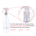 Miniatyrbild 5 av 5: 200ML Spray Påfyllningsbara Flaskor Kit Smink Vattenbehållare 2pcs