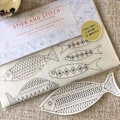 Miniatyrbillede 1 af 4: Vandopløselige Broderioverførsler, Klæb og Sy Broderipapir Vask Væk Fish 29.7x21cm