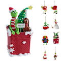 Pikkukuva 2 / 2: Joulukuusi Grinch Riippuva Hahmo Koriste 3D Lasten Lahja H