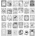 Miniatyrbillede 4 af 4: Journals Waiting for the Night Malebog, Boglig-Tema Gotisk-Inspireret