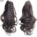 Miniatyrbilde 4 av 5: Messy Bun Hårdel Hårforlengelse Hestehale parykker 40cm6A#