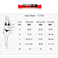 Miniatyrbild 4 av 4: Halterneck Vadderad BH Bikini Set Baddräkt Badkläder Sommar Strandkläder Green S