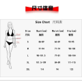 Miniatyrbild 6 av 6: Dam Tryckt Vadderad BH Bikini Set Baddräkt Sommarkläder Strandkläder Blue M