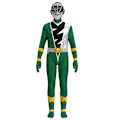 Miniatyrbillede 2 af 4: Børne Ridder Drage Team Jumpsuit Børn Halloween Karneval Gaver green 140cm