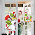 Miniatyrbillede 5 af 5: Jule Grinch Hængende Skilt Dørskilt Julepynt Glædelig Jul C