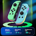 Miniatyrbild 3 av 10: Trådlöst par Joy-Con-kontroller för Nintendo Switch, höger och vänster, Gamepad Joypad Purple Yellow