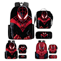 Miniatyrbild 3 av 5: 3 st/set Spider-Man Ryggsäck Lunchväska Pennfodral Barn Pojkar Flickor Dagliga Ryggsäckar Väskor A