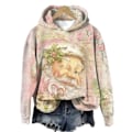 Miniatyrbillede 1 af 2: Jule sweatshirt til kvinder, mode gave, rund hals, hættetrøjer M