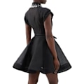 Miniatyrbillede 4 af 5: Zim Style Matchmaker Flip Linned-Blanding Mini Kjole Damekjole Black XL