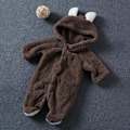 Miniatyrbild 5 av 5: Nyfödd Spädbarn Baby Pojke Flicka Djur Romper white