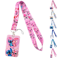 Miniatyrbilde 4 av 6: Lilo & Stitch Tegneserie Lanyard Arbeid Skole ID-Kortholder Halsrem Disney Telefon B