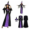 Pikkukuva 3 / 5: Naisten Paha Noita Cosplay Halloween-asu Mekko Asu M