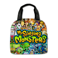 Miniatyrbild 1 av 2: My Singing Monsters Söta Utomhus Matväska Barnlunchväska C