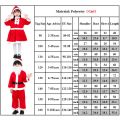 Miniatyrbild 4 av 4: Barn Flickor Pojkar Jul Tomte Kläder Set Kostym girls 140cm