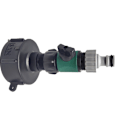 Miniatyrbillede 1 af 4: 3/4'' S60x6 IBC Vandtank 1000L Ton Spand Omskifter Tilslutning Havekobling B