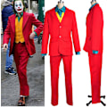 Miniatyrbild 1 av 8: Halloween herr Joaquin Phoenix Arthur Fleck Joker Fancy Dress Clown Cosplay kostymdräkt S