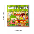Miniatyrbillede 2 af 2: Cozy Friends Comfy Days Malebog for Voksne Teenagere, Øjeblikke til Afslapning C