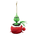 Pikkukuva 1 / 2: Joulukuusi Grinch Riippuva Hahmo Koriste 3D Lasten Lahja C