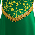 Miniatyrbild 6 av 8: Flickans Shrek Fiona Prinsessklänning Halloween Karneval Party Cosplay Kostym Festklänning 140cm