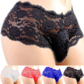 Miniatyrbild 1 av 11: Herr Spets Tanga G-String Kalsonger Bikini Underkläder Lingerie red XL
