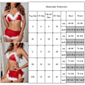 Miniatyrbild 5 av 5: Julunderkläder för kvinnor, Santa Claus Babydoll Cosplay, Erotisk Underkläder, Nattkläder M