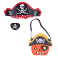 Miniatyrbild 5 av 6: Piratkostym för barn Flickor Kapten Klänning Halloween Cosplay Outfit M