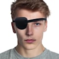 Pikkukuva 1 / 4: Yksisilmäinen Säädettävä Mukava 3D Silmälappu Yksittäinen Silmäsuoja