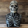 Miniatyrbillede 2 af 5: Halloween Hovedbeklædning Hat Seneste Kranie Cosplay Hot Salg Maske grey