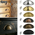 Miniatyrbild 2 av 5: 6 / 12 st Kopphandtag Skålhandtag Köksskåp Skåp Black 6PCS