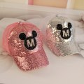 Miniatyrbild 4 av 4: Pojkar Flickor Keps Mickey Minnie Mouse Justerbar Solhatt Pink