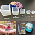Miniatyrbild 1 av 5: Kub Resin Form Ornament Resin Kristall Fyrkantig Form Användbar 20*20*20mm