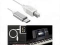 Miniatyrbilde 1 av 2: Type C til Type B MIDI-keyboardkabel 1M