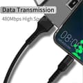Miniatyrbilde 5 av 5: USB Type-C 1m flettet hurtigladerkabel, 1m (gull)