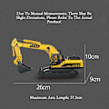 Miniatyrbild 4 av 5: Leksaksbil Pojke Stor Byggfordon Grävmaskin Bulldozer Gripare Jordborr Modell Manual Excavator