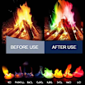 Miniatyrbild 2 av 3: 50g~750g Magiska Neon Flamfärgförändrande Mystisk Eld Bonfire Pulver Eldstad 100g