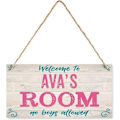 Miniatyrbild 1 av 5: Inga pojkar tillåtna tecken, Personlig flicka Cave Sign Custom Name Girls