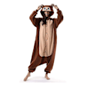 Miniatyrbild 1 av 5: Unisex Vuxen Onesie Pyjamas Djur En Delig Halloween Kostym Julsovkläder Jumpsuit Monkey L