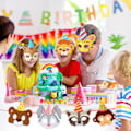 Miniatyrbillede 3 af 4: 10 stk. Animal Party Favor Masker Safari Jungle Filtmaske til børn