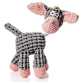 Miniatyrbild 5 av 5: 3-pack Oändligt Hållbara, Robusta Åsna-Squeaky Hundleksaker För Aggressiva Tuggare, Fyllda Hundleksaker Plysch Hundleksak Beige