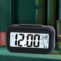 #Svart digital väckarklocka LED-display#