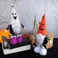Miniatyrbild 5 av 5: Teleskopiska ben Halloween Gnome Svenska dvärgar Skandinaviska figurin prydnader Style 2