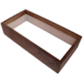 Miniatyrbild 1 av 5: Skuggbox bildram skuggboxar displayfodral ram Dark Wood Color 26cmx13cmx5.5cm