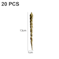Miniatyrbilde 2 av 5: Istappheng Dekorativt juletre Transparent istapper gold