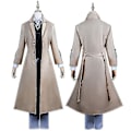 Miniatyrbild 2 av 5: Anime Dazai Osamu Cosplay Kostym Bungo Stray Dogs Cosplay Lång Jacka Kappa Dazai Osamu Peruk Halloween Jul Kostym wig only M