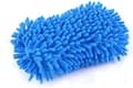 Stor mikrofiber biltvättvante (blå) med inbyggd handrem
