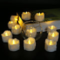 Miniatyrbild 5 av 5: 12-pack LED flimrande värmeljus med timer - varmvit
