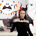 Pikkukuva 1 / 4: Halloween Koriste Halloween Devil Wings C
